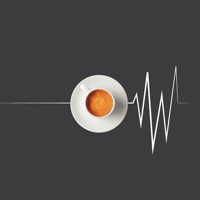 Кофе, сердце