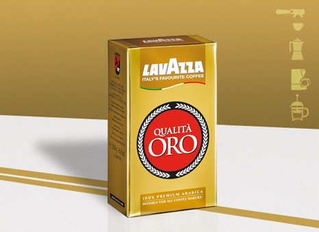Упаковка Lavazza ORO молотый кофе 