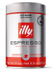 Молотый кофе Illy Espresso (medium), 250 г