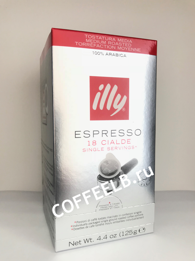 Кофе в чалдах illy medium, 18 шт