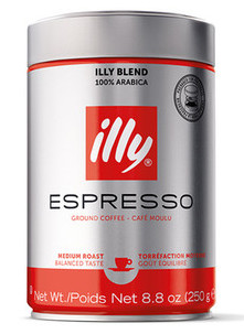 Купить Молотый кофе illy espresso medium 