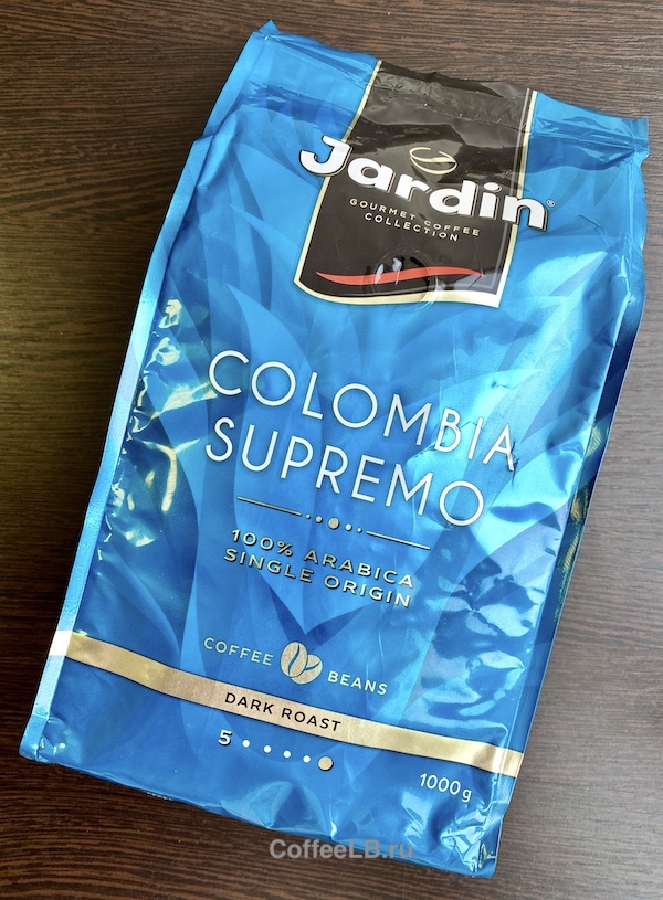 Кофе в зернах Jardin Colombia Supremo 1
