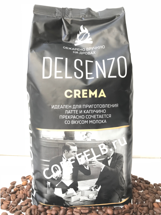 Кофе в зернах Delsenzo Crema 1 кг