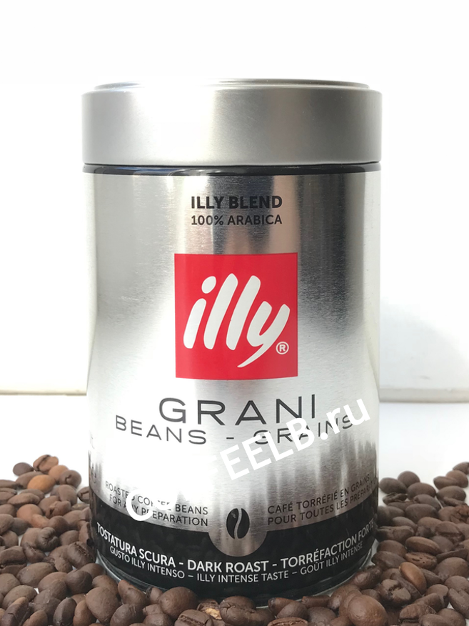 Кофе в зернах illy espresso dark 250 гр