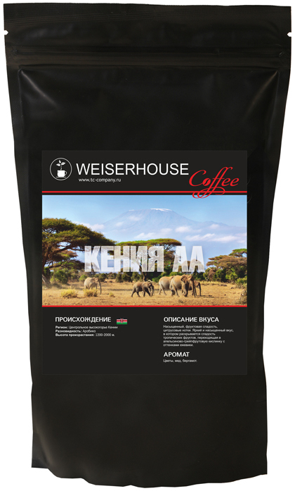 Зерновой кофе WH Кения АА