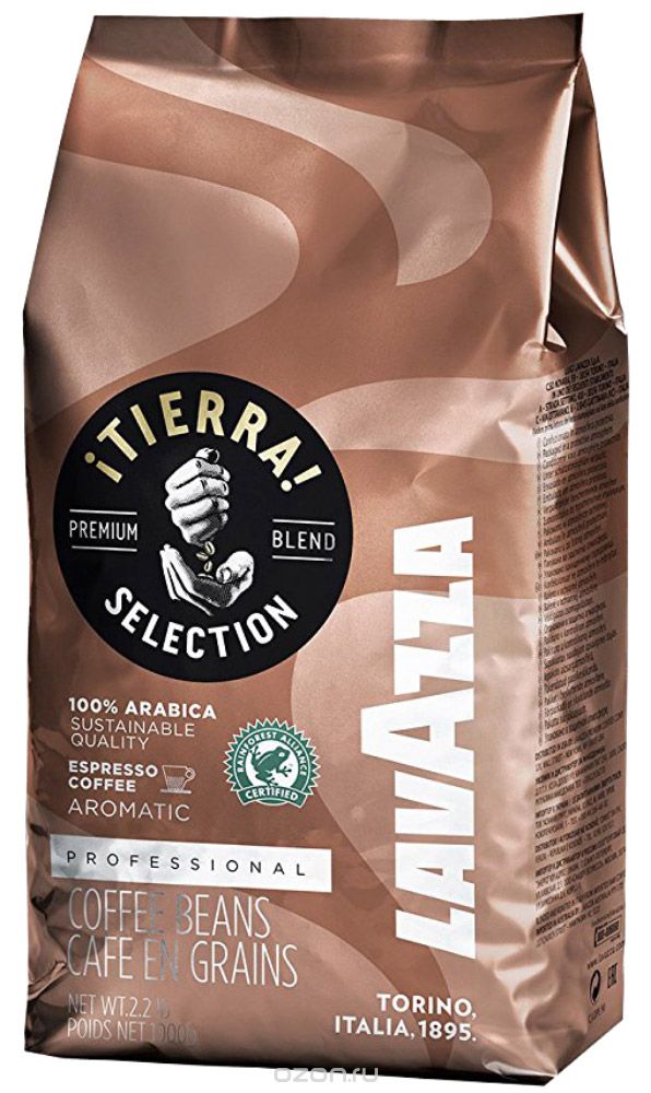 Зерновой кофе Lavazza Tierra Selection