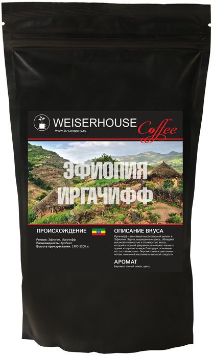 Кофе в зернах WH Эфиопия Иргачифф
